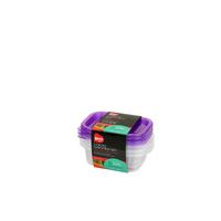 Bora Plastik Saklama Kabı 3'lü Set Mini 160 ml BO540