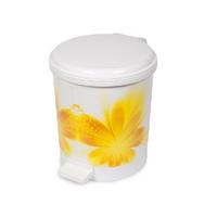 Mono Tone Pedallı Çöp Kovası Desenli No:1 - 6 Lt BO197