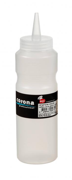 Corona Professional Ketçap&Mayonez Şişe Kapaklı 270 ml Şeffaf BO2071